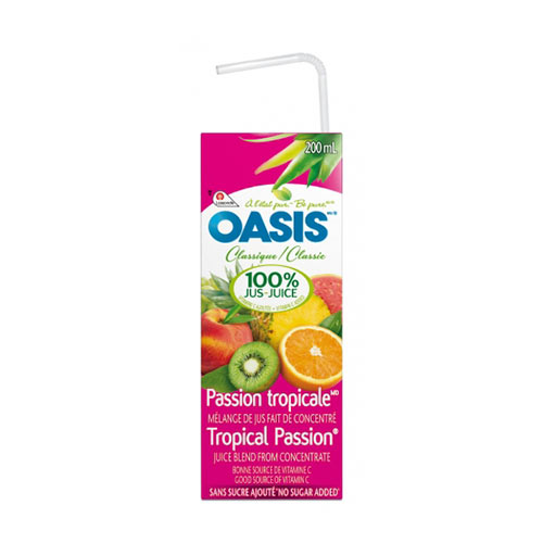 JUS OASIS PASSION TROPICAL TETRA 4x8x200ML