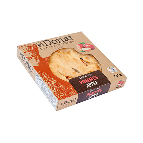 Tarte aux pommes 9'' St-Donat (12x620g)