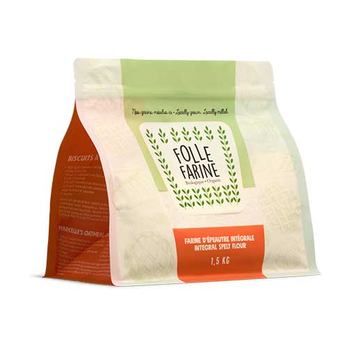 Farine d'épautre bio Folle Farine 6x1.5kg