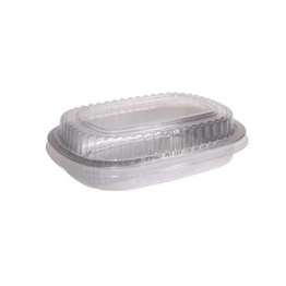 Combo contenant 23.3oz aluminium et couvercle dôme (8.2x6.2x2.36) 100un